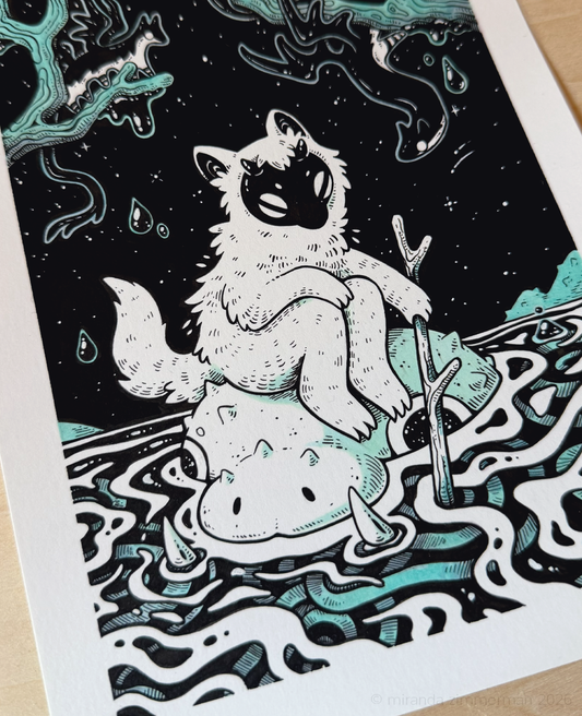 Adrift ✦ Original Illustration