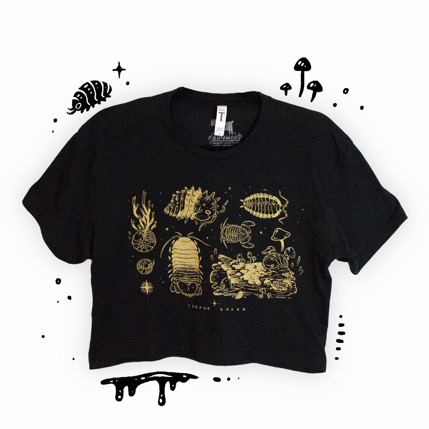 ISOPOD SQUAD ✦ crop top