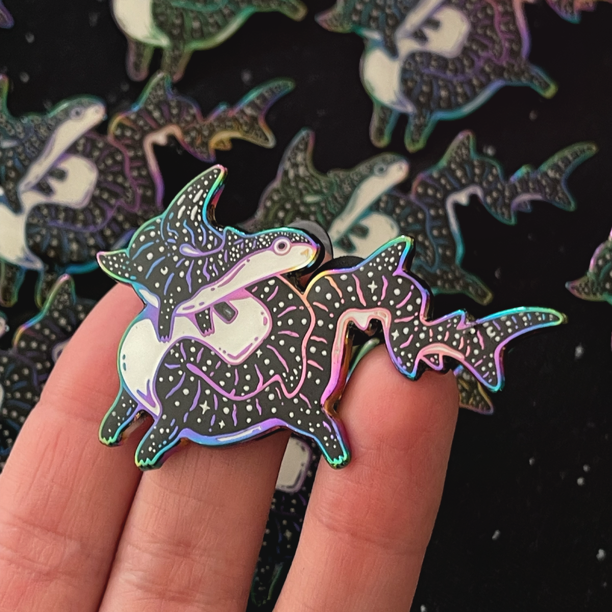 Reef Newt ✦ Rainbow Pin