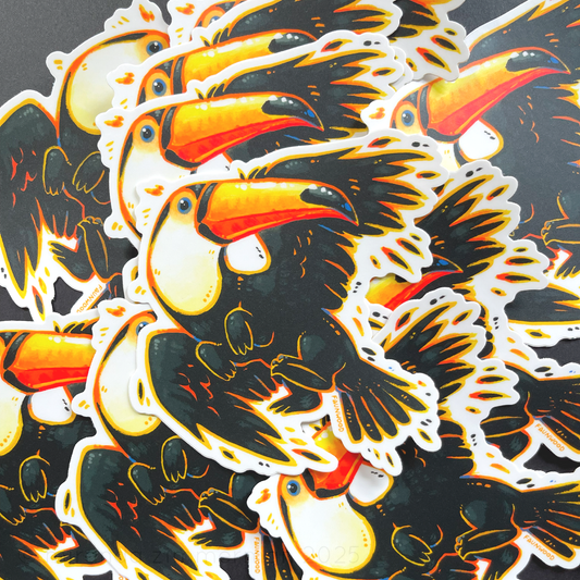 Toucan ✦ Matte Vinyl Sticker