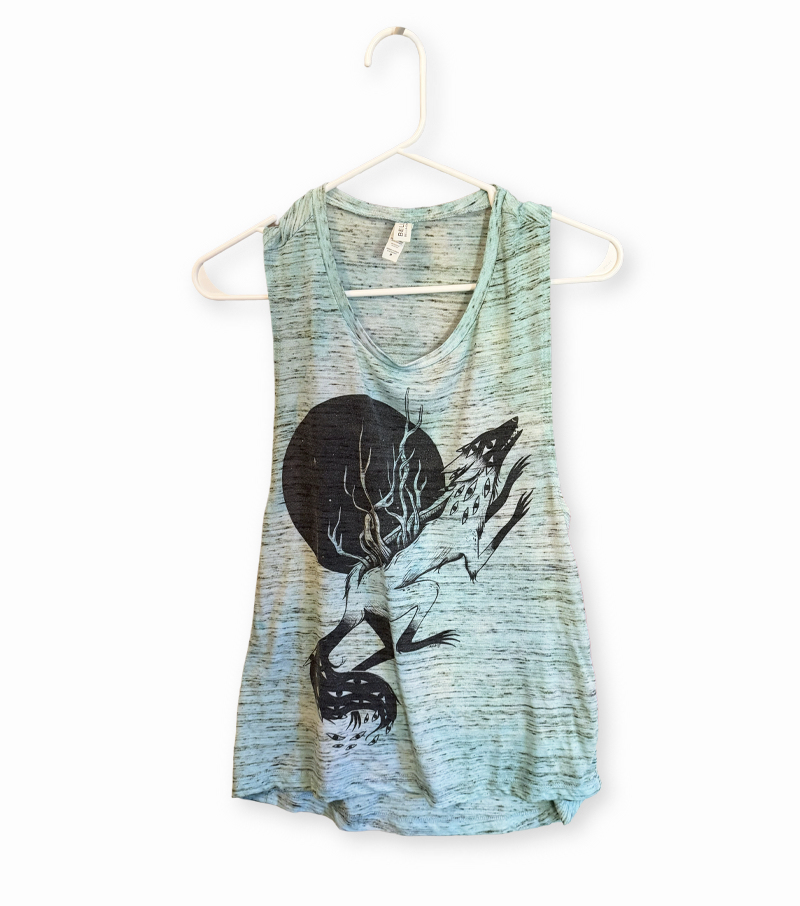 60 • Branchwolf • Medium "Women's Muscle Tank"