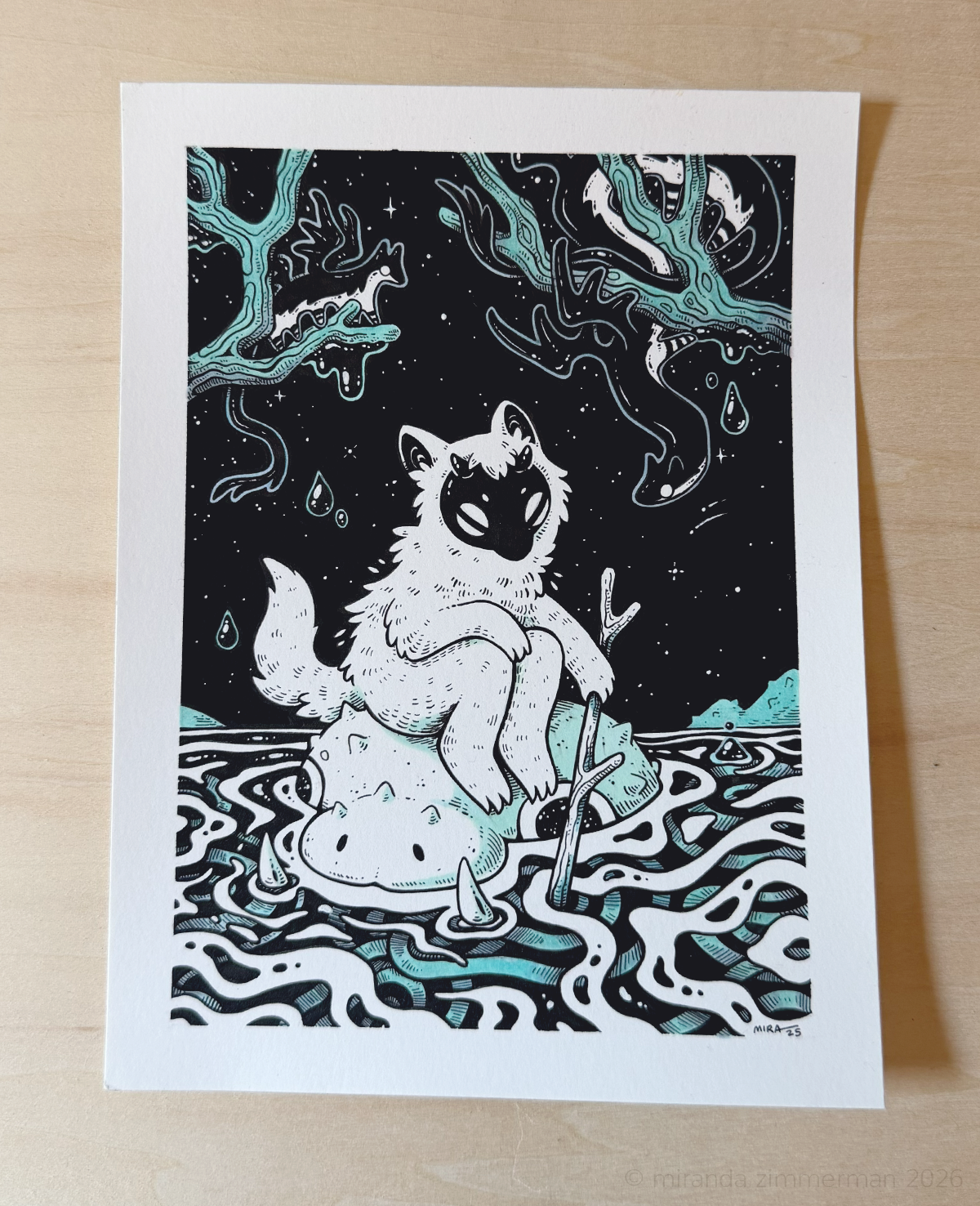 Adrift ✦ Original Illustration