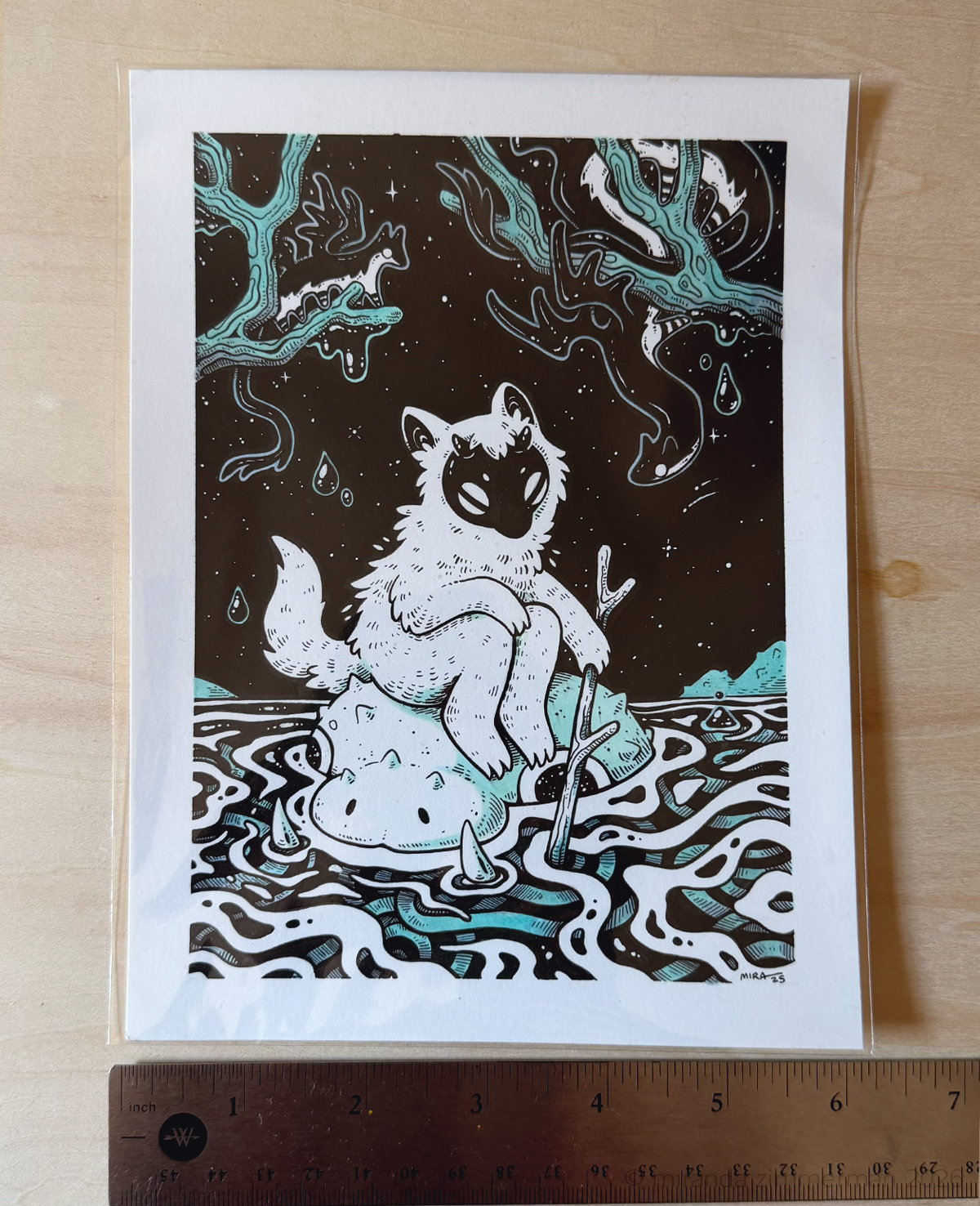 Adrift ✦ Original Illustration