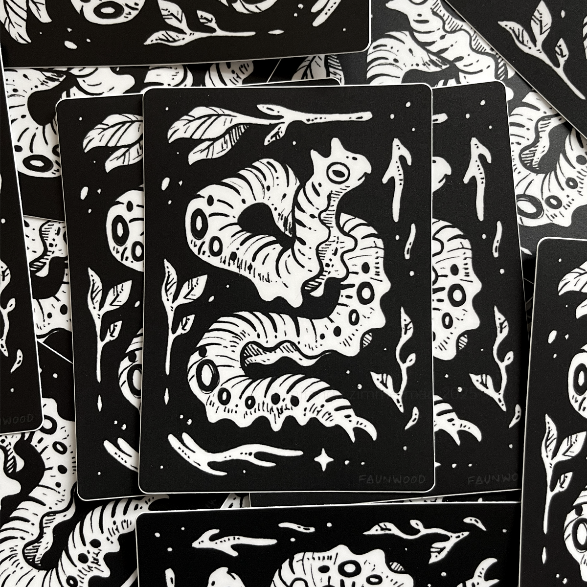 Inklings: Caterpillar  ✦ Matte Vinyl Sticker