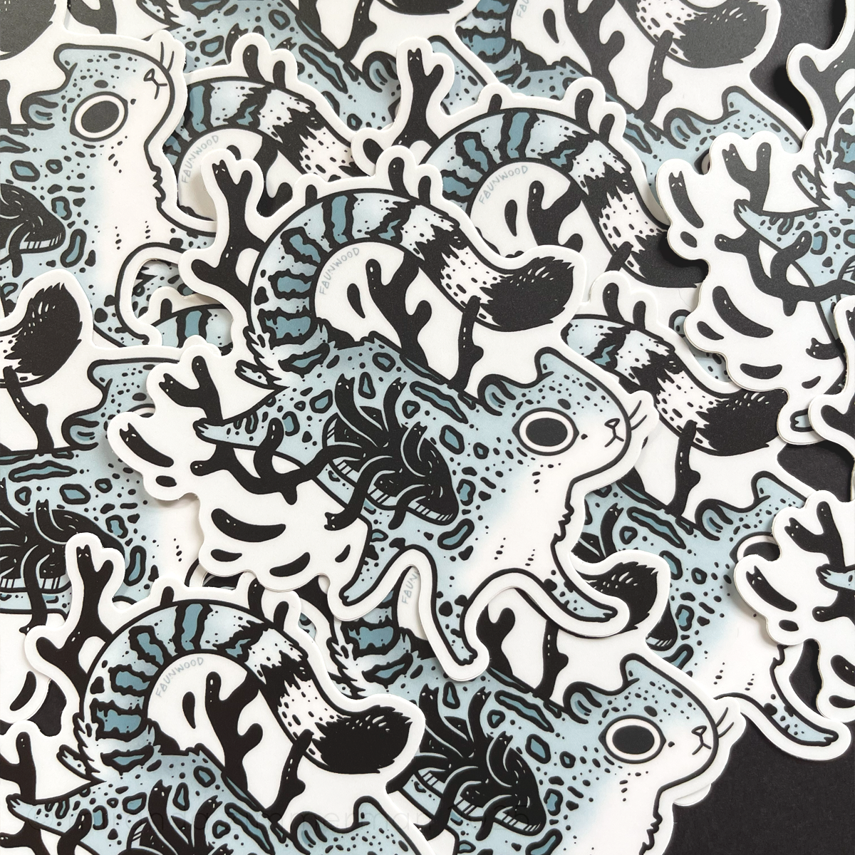 Snow Leopard ✦ Matte Vinyl Sticker