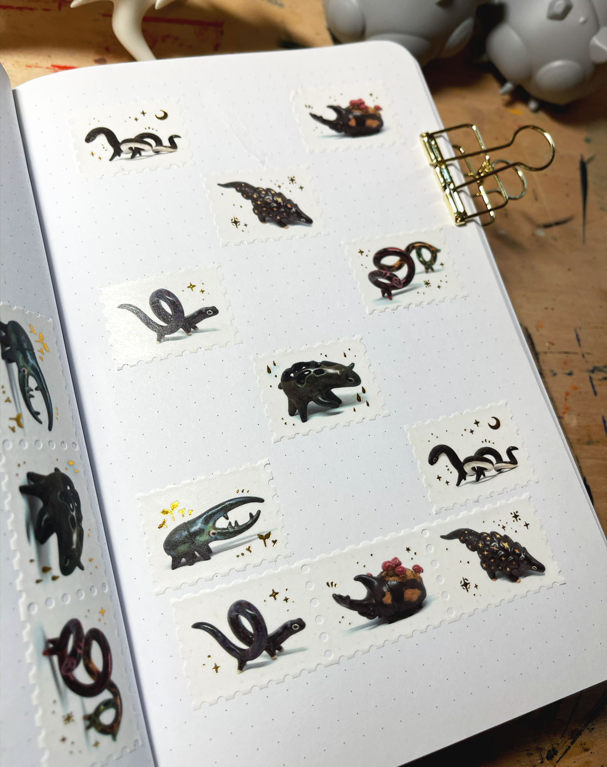 Kiln Fauna ✦ Stamp Washi Tape