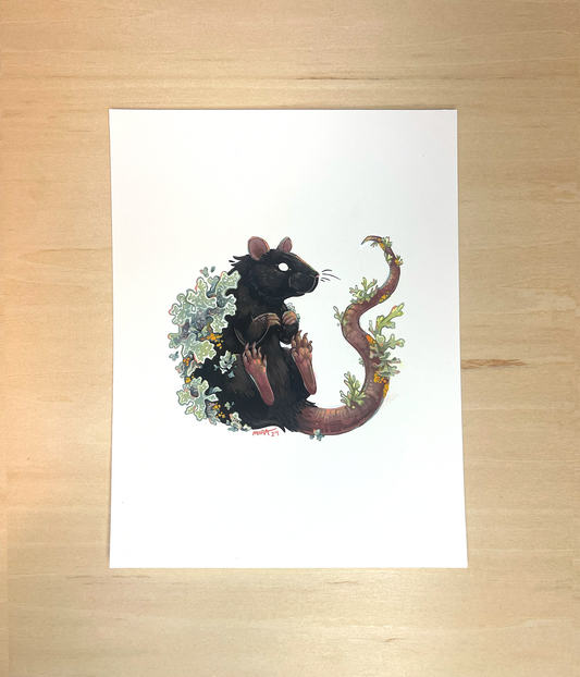 LichenRat ✦ Original Illustration