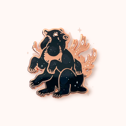 Moon Bear ✦ Hard Enamel Pin
