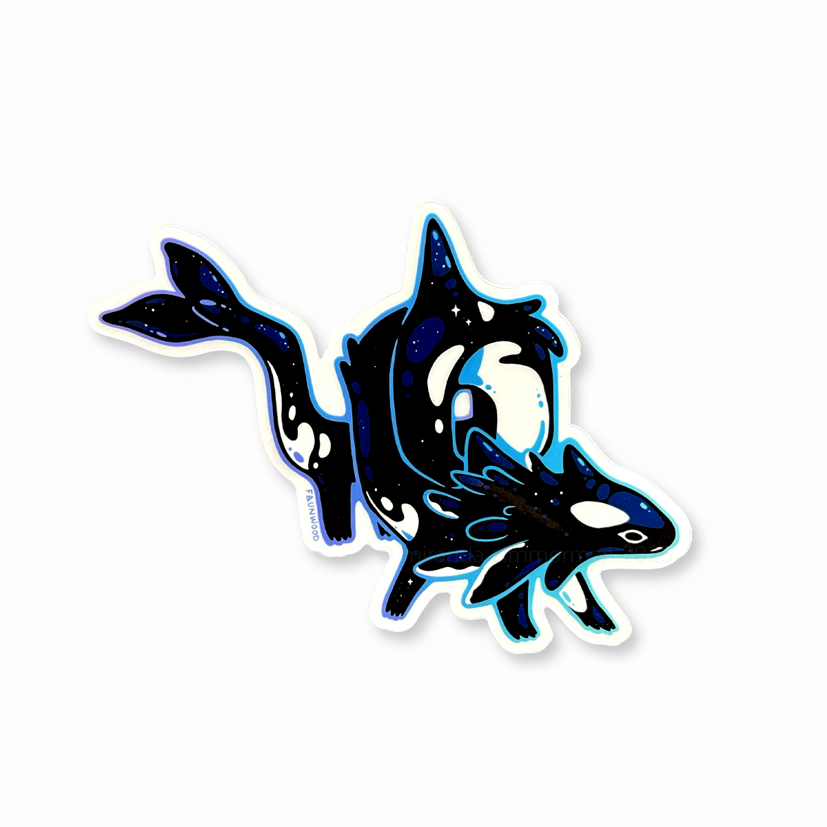 Orcamander ✦ Transparent Vinyl Sticker