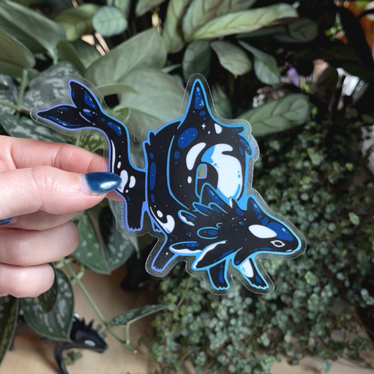 Orcamander ✦ Transparent Vinyl Sticker