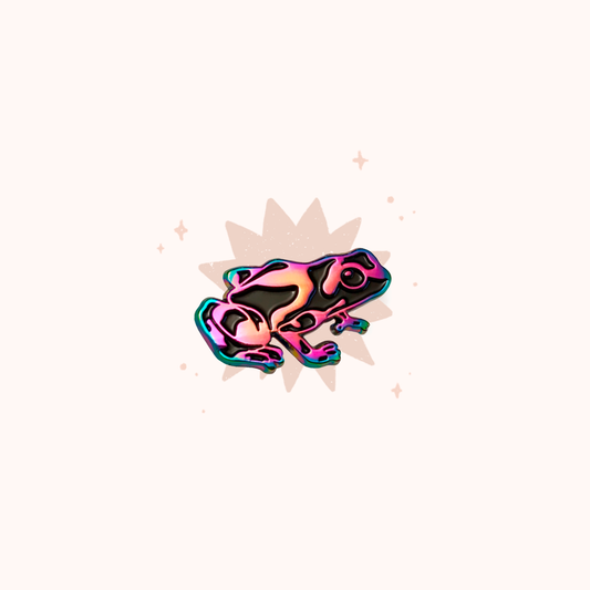 Poison Dart Frog ✦ Rainbow Pin