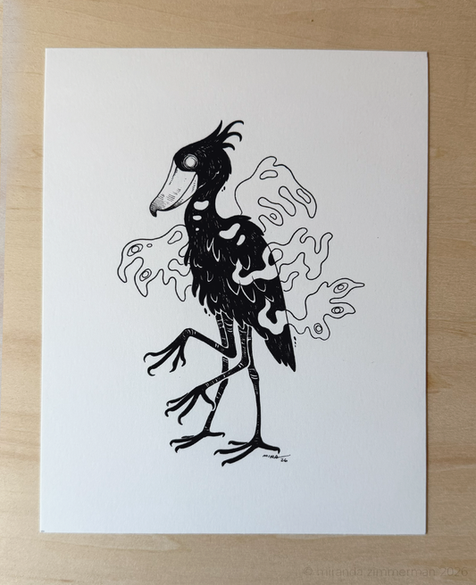 Shoebill ✦ Original Illustration
