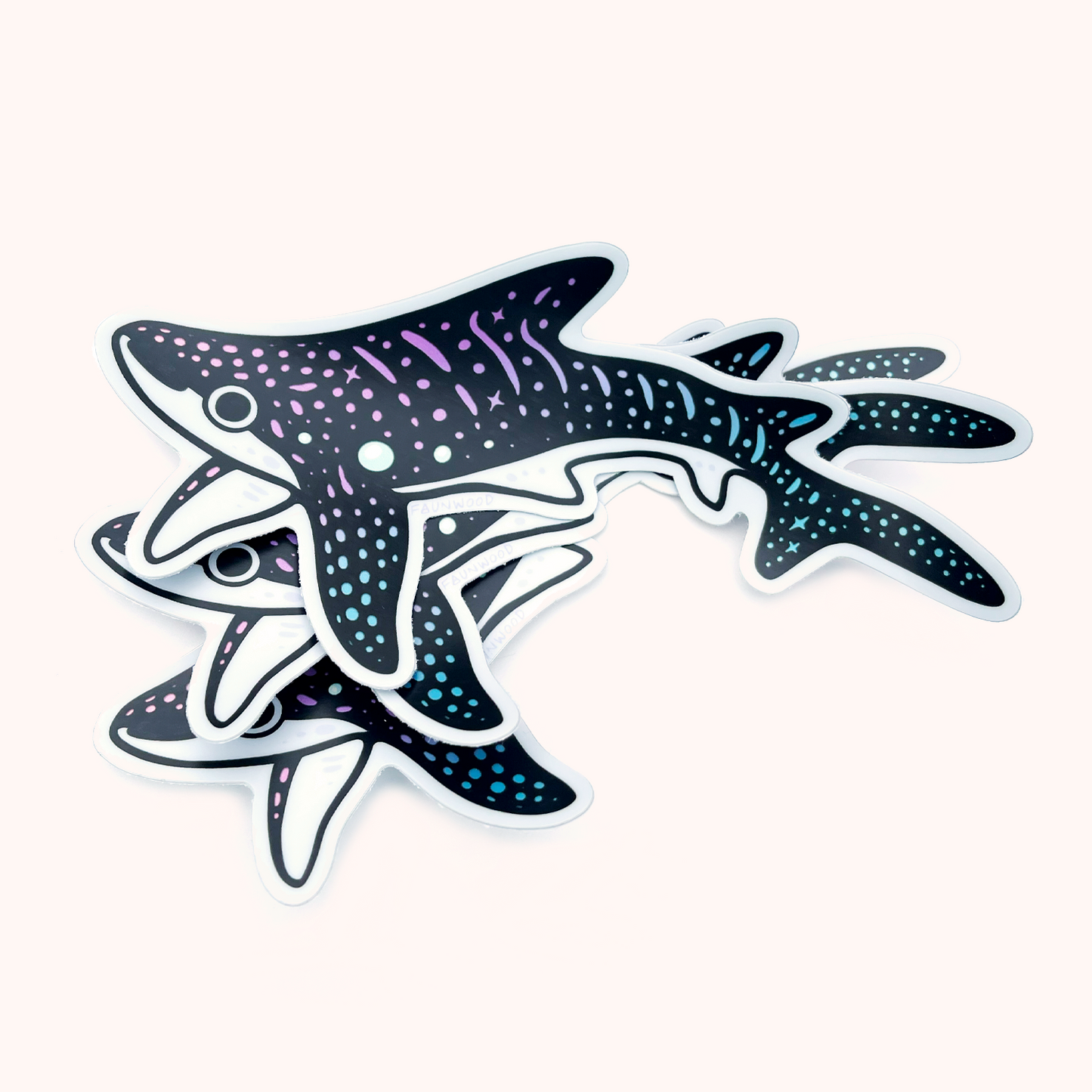Whale Shark (Dark) ✦ Holo Vinyl Sticker