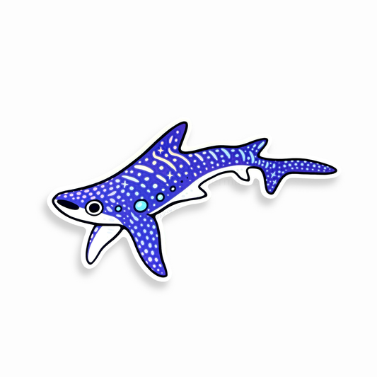 Whale Shark (Light) ✦ Holo Vinyl Sticker
