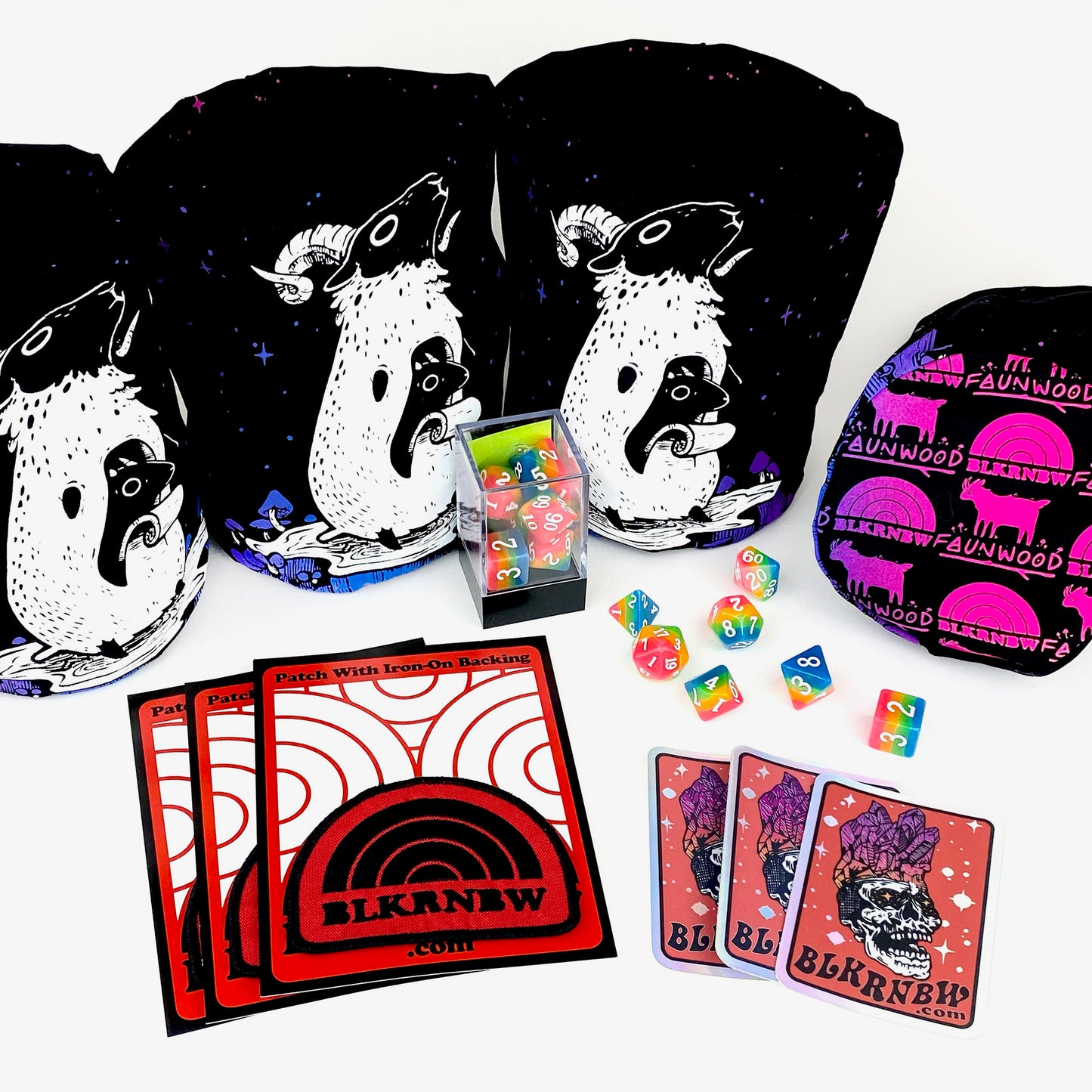 Faunwood x BLKRNBW ✦ Stargazers Dice Bag Kit