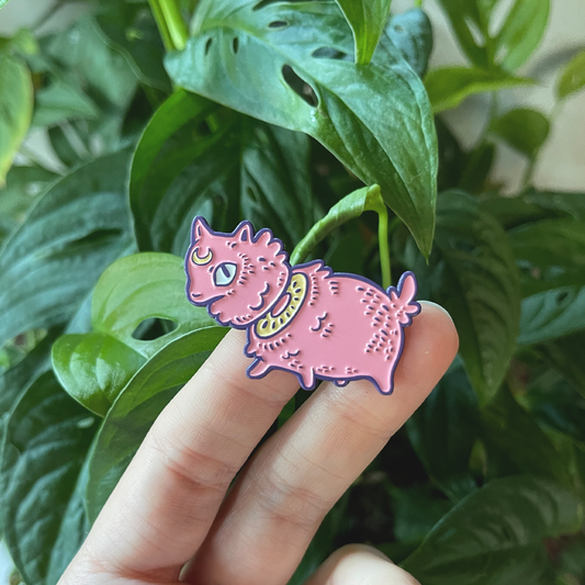 Moonpup (Pink) ✦ Soft Enamel Pin