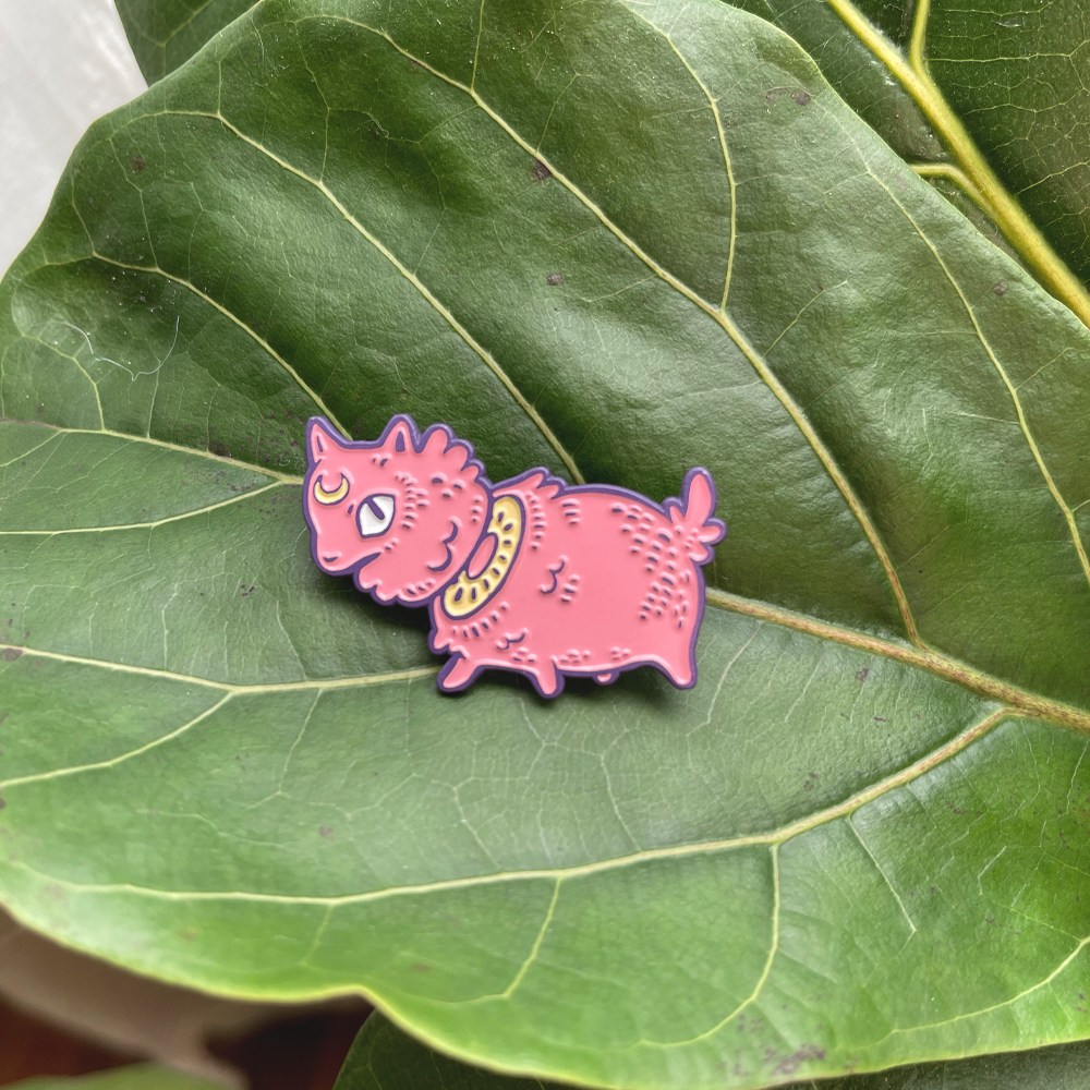 Moonpup (Pink) ✦ Soft Enamel Pin