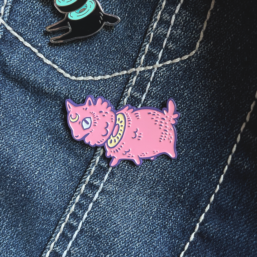 Moonpup (Pink) ✦ Soft Enamel Pin